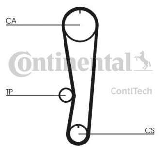 Комплект ремня ГРМ Contitech CT757K1