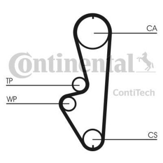 Комплект ремня ГРМ Contitech CT765K1