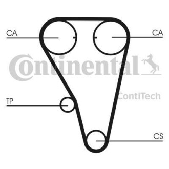 Комплект ремня ГРМ Contitech CT803K1