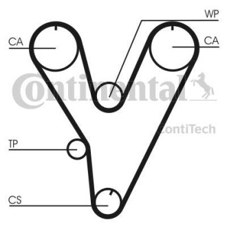 Комплект ремня ГРМ Contitech CT805K1