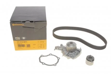 Комплект ременя грм + Помпа Contitech CT910WP1