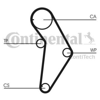 Ремень ГРМ Contitech CT973