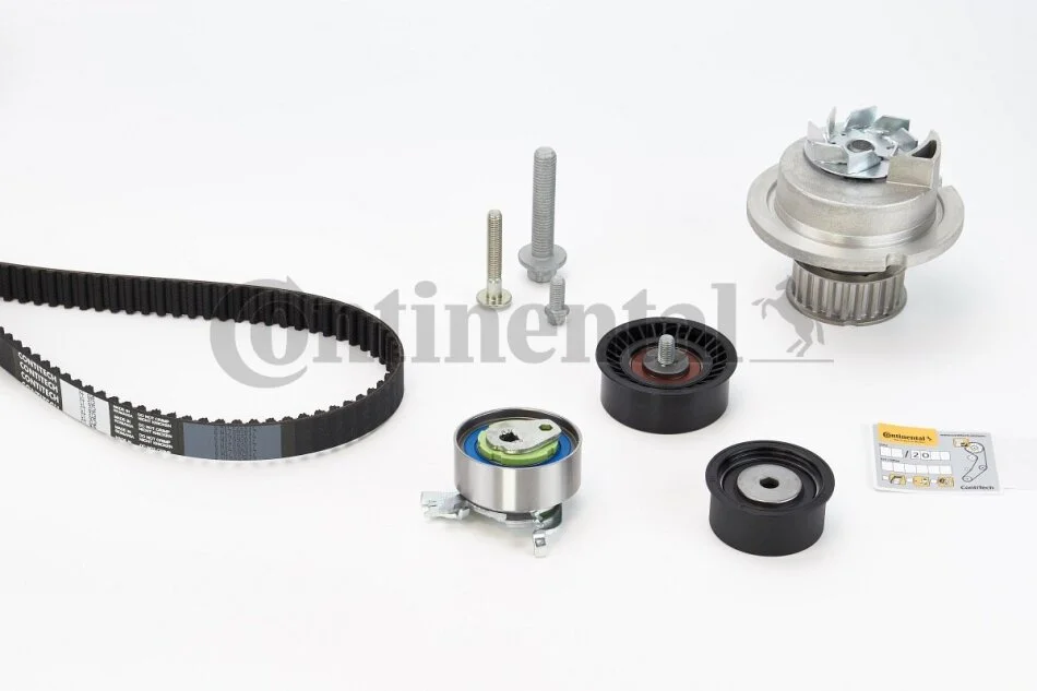 Ремень ГРМ, комплект с водяным насосом Contitech CT975WP5 (фото 1)