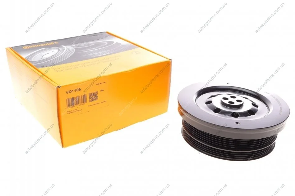Шкив коливала BMW 3 (E90/E91/E92)/5 (E60/E61)/X5 (Contitech VD1105 (фото 1)