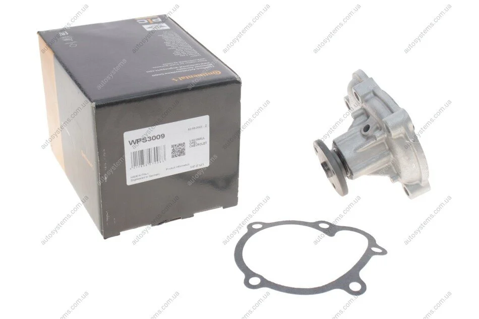 Насос охолоджуючої рідини, з ущільненням CHEVROLET CRUZE, TRAX OPEL ASTRA G, ASTRA G CLASSIC, ASTRA H, ASTRA H CLASSIC, ASTRA H GTC, ASTRA J, ASTRA J GTC, COMBO, COMBO TOUR 1.6/1.7D 02.00- Contitech WPS3009 (фото 1)