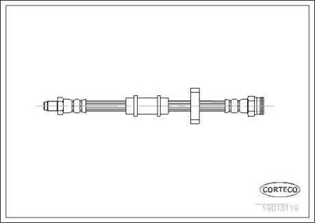 Тормозной шланг CORTECO 19018119