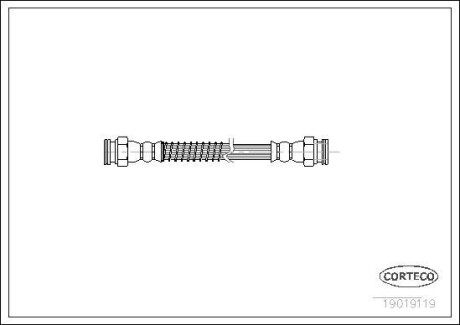 Тормозной шланг CORTECO 19019119
