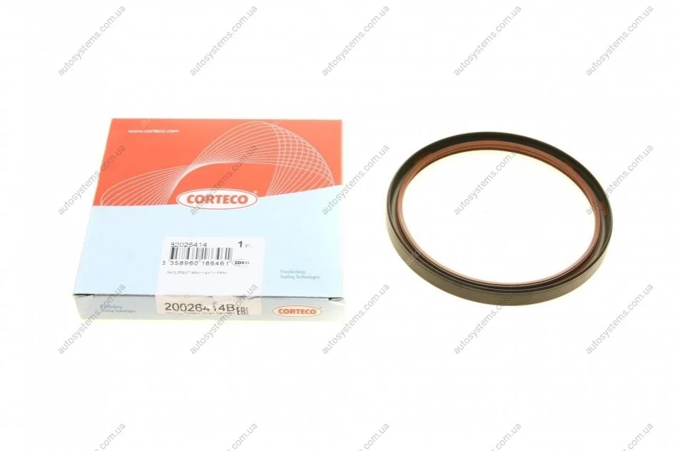 Сальник колінвалу (задній) Opel Astra G/Omega B/Vectra B/C 2.0-2.2 DTI 98- (99x114x11) CORTECO 20026414B (фото 1)