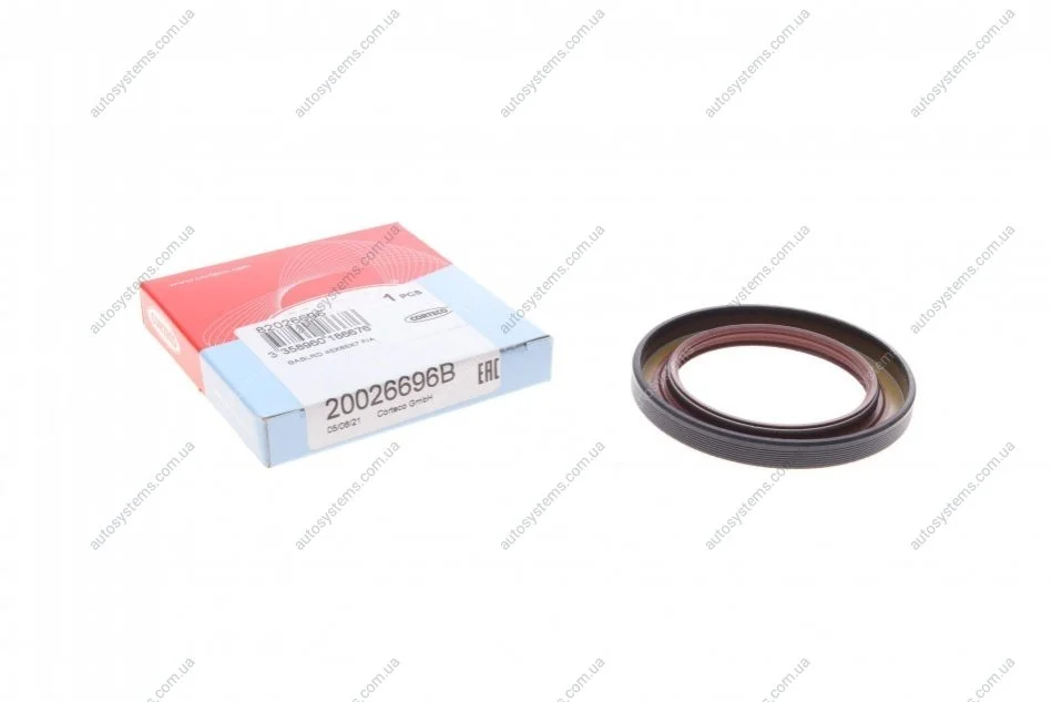 Сальник колінвалу (передній) Volvo C70/S40/S60/S70/S80 95-10/Ford Mondeo 2.5 07-15 (45x65x7) CORTECO 20026696B (фото 1)