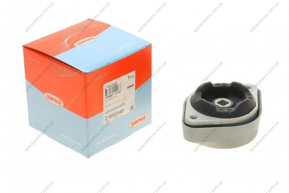 Подушка КПП VW Passat/Audi A4/A6 1.6-2.0 TDI 94-05 CORTECO 21652948 (фото 1)