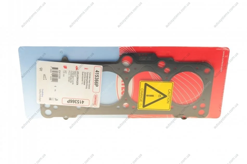 Прокладка ГБЦ VW T4 1.9D/TD, Ø81,00mm, 1,61mm, 3 метки CORTECO 415366P (фото 1)