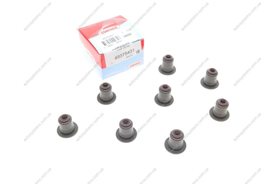 Сальник клапана (випуск) BMW 3 (F30/F80)/5 (F10/G30/F90) (B38/B46/B48/N20) 1.5/2.0 11- (к-кт) CORTECO 49375431 (фото 1)