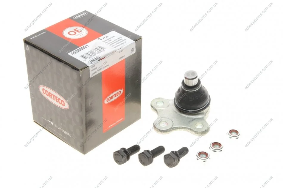 Опора кульова (передня) Ford Mondeo -00 CORTECO 49399081 (фото 1)