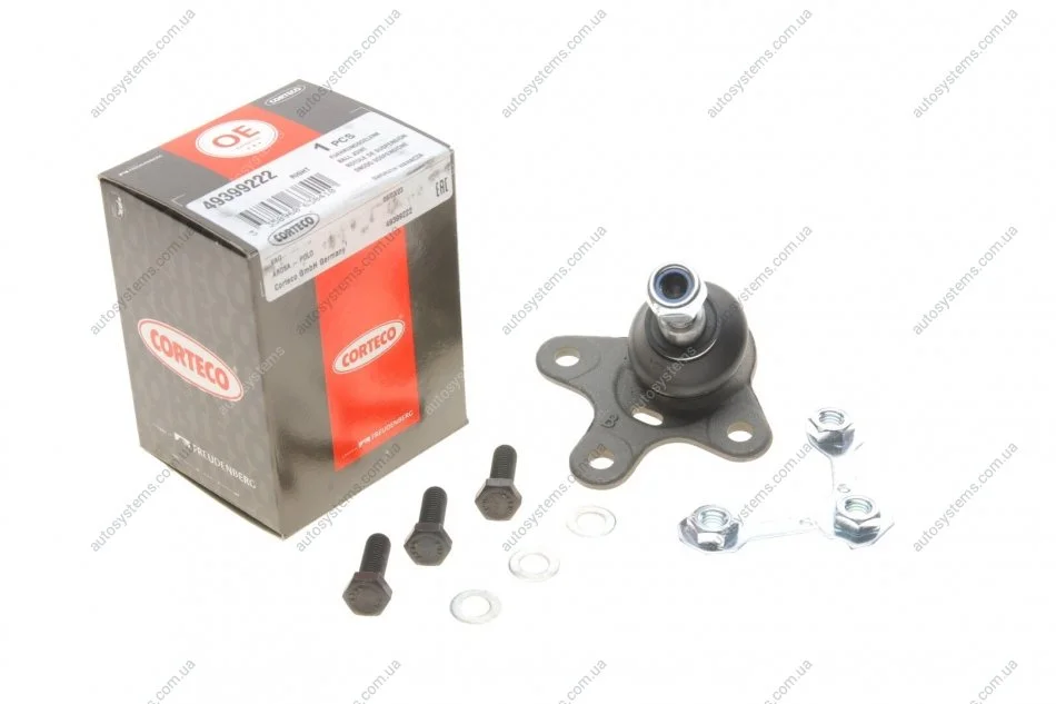 Опора кульова (передня/R) VW Polo/Lupo 94-05 CORTECO 49399222 (фото 1)