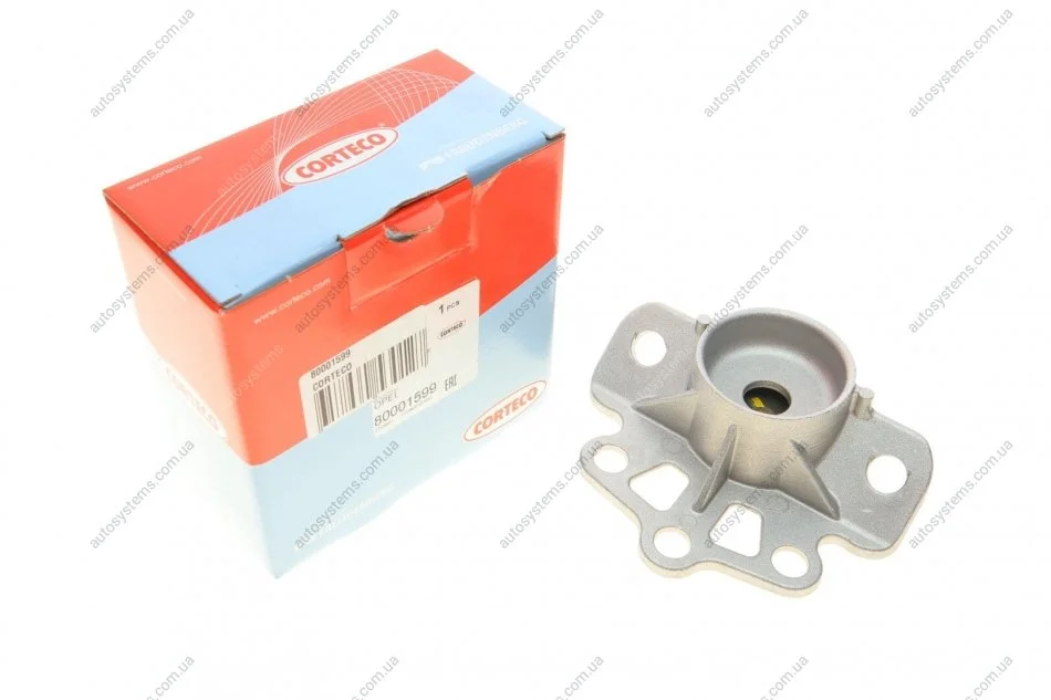 Подушка амортизатора (заднього) Fiat Punto 05- (L) CORTECO 80001599 (фото 1)