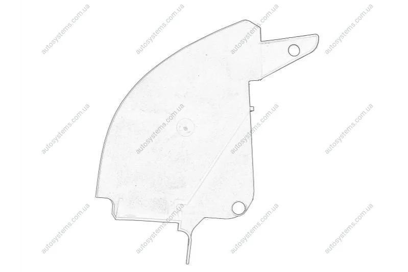 Елемент дефлектора R MAN TGA, TGS, TGX 81624400050 DAPARTS DP-MA-082 (фото 1)