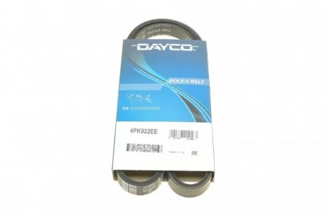 Ремінь генератора Fiat Ducato/Peugeot Boxer 2.2JTD/HDi 06- DAYCO 4PK922EE