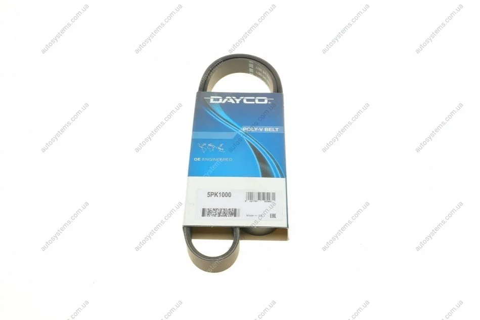 Ремінь генератора Toyota Camry/ Celica/ Rav4 1.8-2.0 83-00 DAYCO 5PK1000 (фото 1)