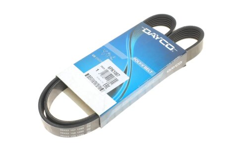 Ремінь генератора VW Golf V/VI/Passat VI/VII/Tiguan/Touran 1.4TSI/FSI/1.6 FSI 03-18 DAYCO 6PK1087