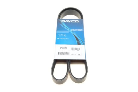 Ремінь генератора Renault Duster 1.5dCi 10- DAYCO 6PK1178