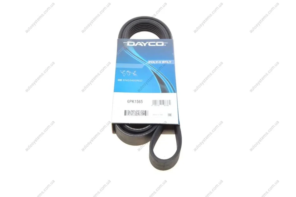 Ремінь генератора Citroen Berlingo/Peugeot Bipper/Partner (6PK1560/1565) DAYCO 6PK1565 (фото 1)