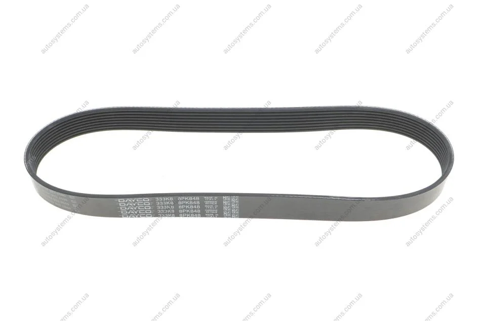 Ремінь генератора Land Rover Discovery 4.4 04-09/Range Rover 4.4 05-13 DAYCO 8PK848 (фото 1)