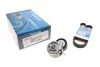 Комплект ременя генератора Fiat Punto 1.3D 03-12/Panda 04-/Ford KA 1.3TDCi 08-16 DAYCO KPV276 (фото 1)