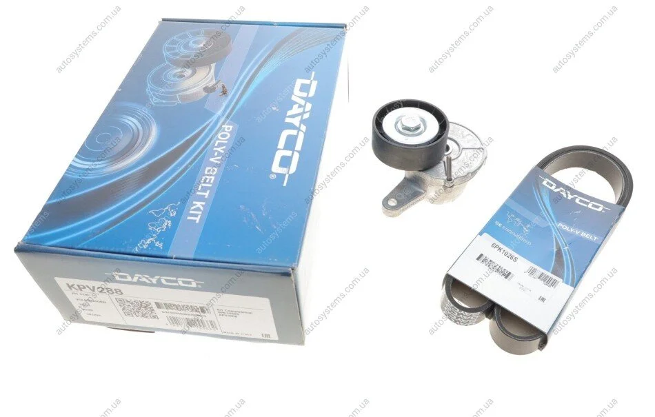 Комплект ременя генератора VW Caddy IV 2.0 TDI 15- (6PK1026S) DAYCO KPV288 (фото 1)