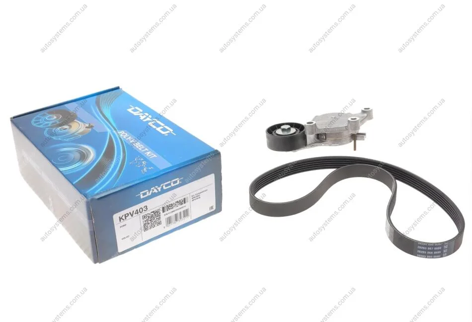 Комплект ременя генератора Ford Transit Connect 1.5/1.6D 10- DAYCO KPV403 (фото 1)