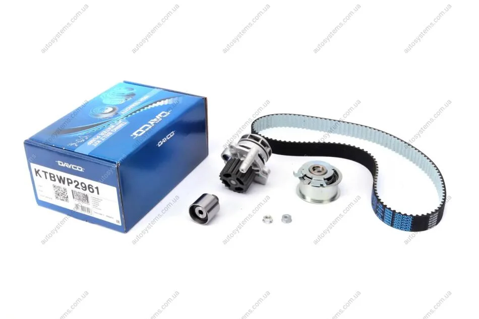 Комплект ГРМ + помпа VW Caddy III 07-10-/Golf IV/V 00-11/Passat 1.9T/2.0 TDI 00-09 DAYCO KTBWP2961 (фото 1)