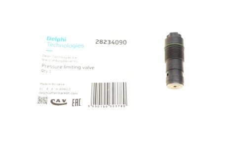 Клапан обмеження тиску Renault Delphi 28234090