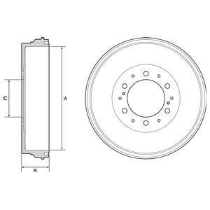 Гальмівний барабан Delphi BF537