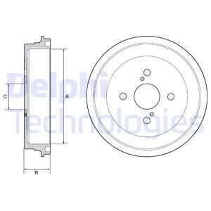 Тормозной барабан Delphi BF547