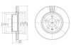 Диск гальмівний (передній) (к-кт 2шт) Opel Omega B 94-00 (286x24) (з покрит.) (вент.) Delphi BG2908 (фото 1)