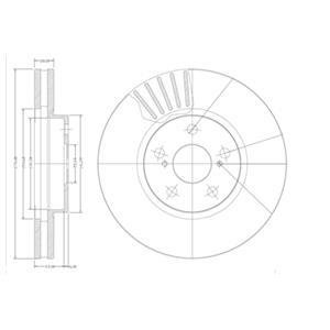 Гальмівний диск Delphi BG3189