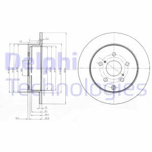 Гальмівний диск Delphi BG4051