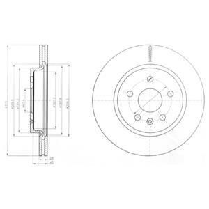 Гальмівний диск Delphi BG4190