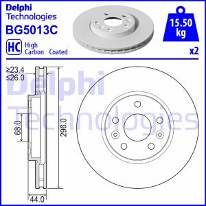 Тормозной диск Delphi BG5013C