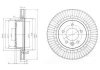 Гальмівний диск Delphi BG9006C (фото 1)