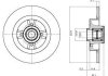 Диск гальмівний (задній) Renault Scenic II 03- (270х10) (+ABS) (з підшипником) Delphi BG9032RS (фото 1)