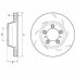 Диск тормозной Delphi BG9165C (фото 1)