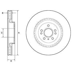 Гальмівний диск Delphi BG9175C