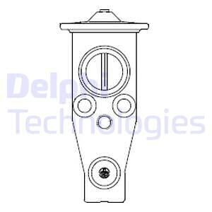 Клапан расширительный кондиционера Delphi CB1017V