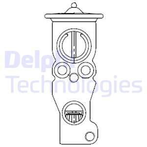 Клапан расширительный кондиционера Delphi CB1018V