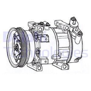 Компрессор кондиционера Delphi CS20533