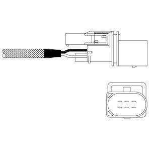 Лямбда зонд BMW 3 (E46)/X3 (E83) 01-11 N42/N46 Delphi ES11022-12B1