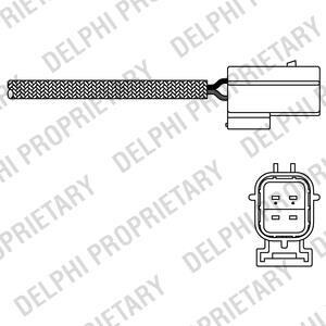 Датчик кислородный / Лямбда-зонд Delphi ES20239-12B1