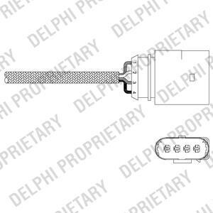 Датчик кислородный / Лямбда-зонд Delphi ES20342-12B1