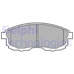 Гальмівні колодки, дискові Delphi LP0812