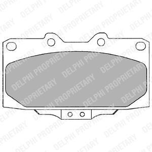 Тормозные колодки дисковые, комплект Delphi LP1020